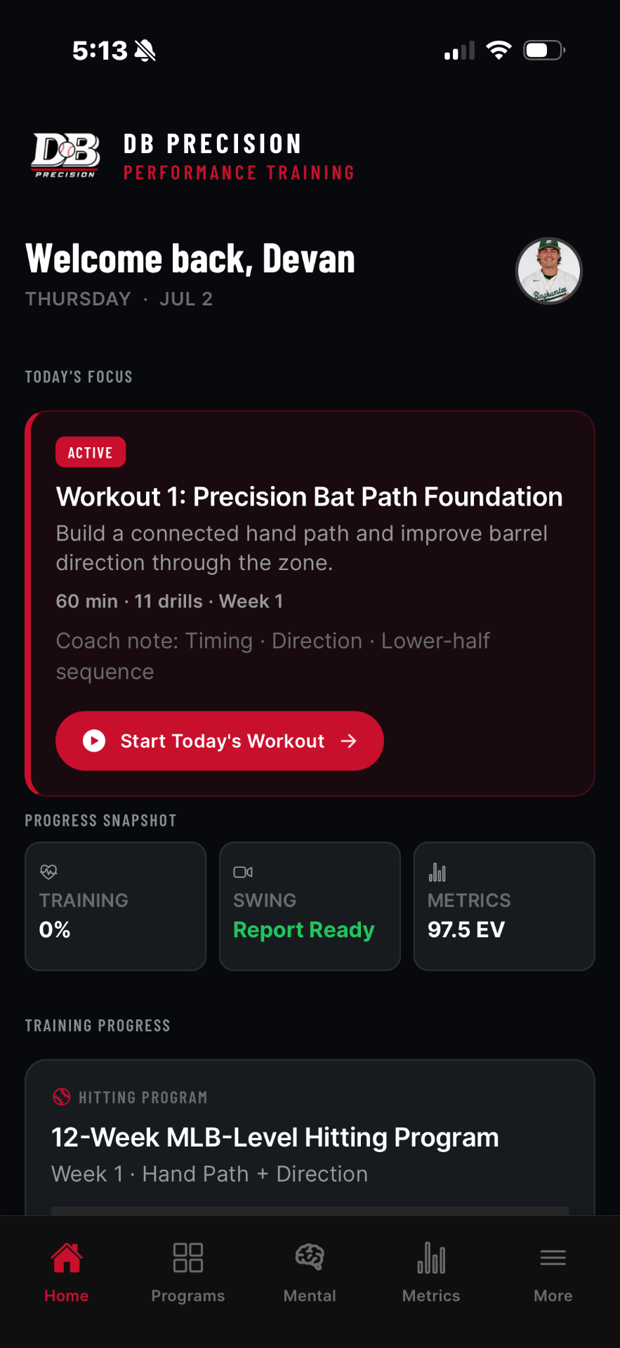 DB Precision app